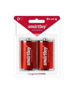 Батарейка LR20 D 2 шт Smartbuy