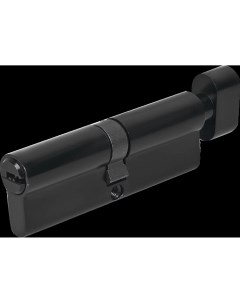 Цилиндр для замка с ключом 45х45 мм цвет черный Нора-м