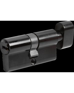 Цилиндр для замка с ключом 30x30 мм цвет черный Нора-м