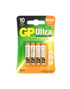 Батарейка Ultra LR03 АAА 4 шт Gp
