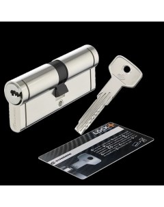 Цилиндр 00712772 40x40 мм ключ ключ цвет никель Standers