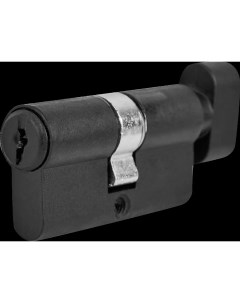 Цилиндр МЦ1П 5 60 30x30 мм ключ вертушка цвет черный Зенит