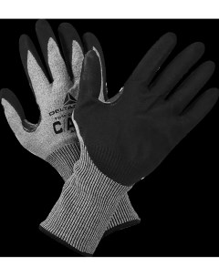 Перчатки с нитриловым покрытием VECUTC01GR09 размер 9 антипорезные Delta plus