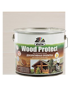 Антисептик Wood Protect цвет белый 10 л Dufa
