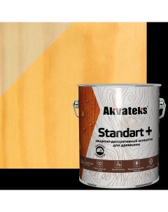 Антисептик защитно декоративный Akvateks Standart полуматовый сосна 2 7 л Акватекс
