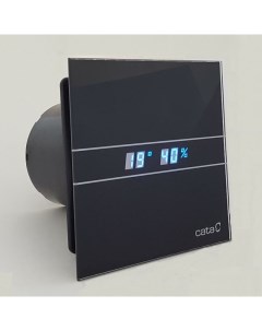 Вентилятор E 100 GTH Bk Black накладной с таймером термометром дисплеем Cata