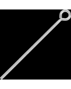 Крюк с винтом для завинчивания М8x230 мм оцинкованный Стройбат