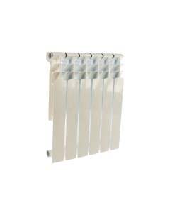 Радиатор AL 500 100 A11 6 секций белый Aquaprom