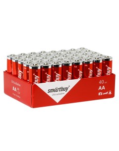 Батарейка LR6 АА 40 шт Smartbuy