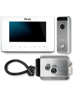 Комплект видеодомофона с вызывной панелью и эл механическим замком KIT 714TDP CH Ps-link