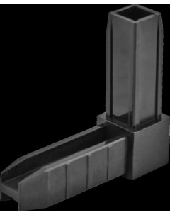 Коннектор 2 для профилей 15х15 мм пластик черный Kilitpro