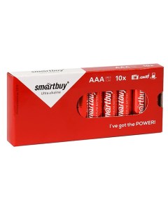 Батарейка LR03 ААА 10 шт Smartbuy