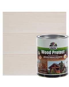 Антисептик Wood Protect цвет белый 0 75 л Dufa