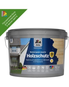 Краска фасадная Pro Holzschutz Б3 8 1 л цвет прозрачный Dufa