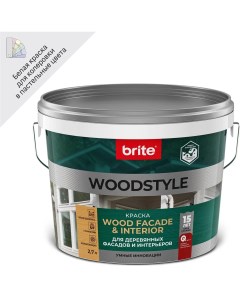 Краска фасадная для дерева Woodstyle Prof цвет белый 2 7 л Kilitpro