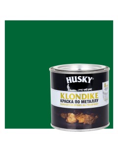 Краска по металлу Klondike глянцевая цвет зеленый 0 25 л RAL 6002 Husky