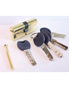 Цилиндровый механизм Z100P 90 G 45 45 золотой 5 ключей ключ ключ Lockly