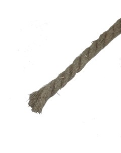 Веревка льнопеньковая 12 мм цвет коричневый 20 м уп Сибшнур