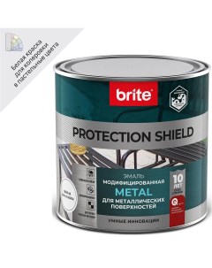 Эмаль по ржавчине Protect Shield цвет белый 0 75 л Стройтехнавигатор