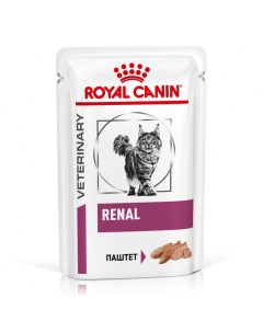 Влажный корм для кошек Vet Diet Renal мясо 85г Royal canin