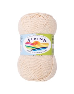 Пряжа BABY SUPER SOFT 50 хлопок 50 бамбук 10 шт х 50 г 150 м 12 св бежевый Alpina