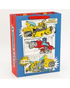 Пакет подарочный Transformers AUTOBOTS Трансформеры 31х40х11 5 см Hasbro
