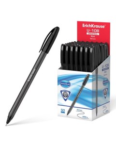 Ручка шариковая Erich Krause U 108 Original Stick 1 0 Ultra Glide Technology черная Erich krause