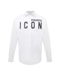 Хлопковая рубашка Icon Dsquared2