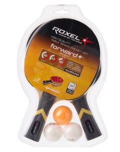 Набор для настольного тенниса Forward 2 ракетки 3 мяча Roxel