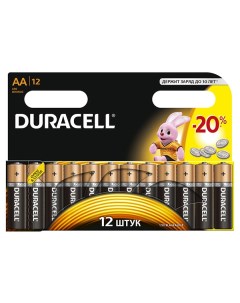 Батарейка LR6 Basic 12шт size АА Duracell