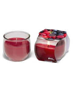 Свеча ароматизированная 7х7 5 см в стакане Смешанные ягоды ALB010640 Aladino