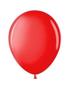 Набор воздушных шаров М12 30 см 50 шт красный Meshu