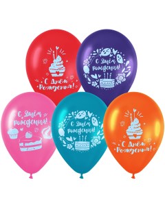 Воздушные шары Sweet day 10 шт М12 30 см пастель ассорти Meshu