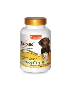 UNITABS SeniorComplex Q10 Витамины д собак старше 7лет 100таб уп Экопром