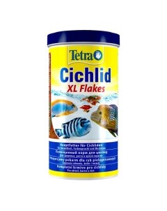 TETRA Cichlid XL Flakes Корм в виде крупных хлопьев д всех видов цихлид 1л Tetra f