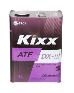 Трансмиссионное масло Dexron III ATF 4 л Kixx