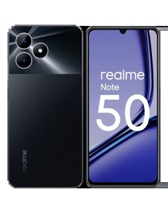 Смартфон Note 50 4 128 ГБ RMX3834 Полуночный черный Realme