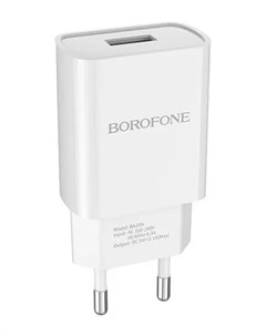 Сетевое зарядное устройство BA20A один USB порт цвет белый Borofone