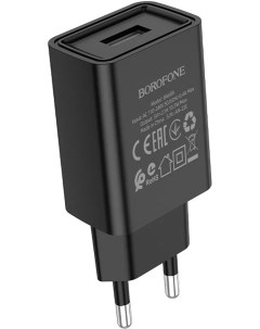 Сетевое зарядное устройство BA68A USB 2 1A Black 6974443385663 Borofone