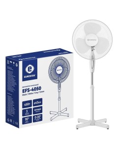 Вентилятор настольный EFS 4050 белый Eurostek