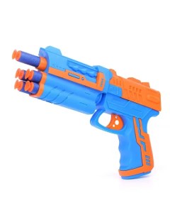 Пистолет игрушечный 220 2 с мягкими полимерными пулями в пакете Oubaoloon