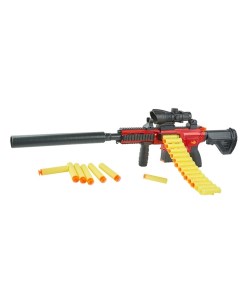 Автомат игрушечный M27 с лентой и мяг пулями A1747052 Blaster gun