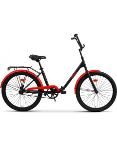 Велосипед Smart 24 1 1 2024 Цвет черный красный Аист