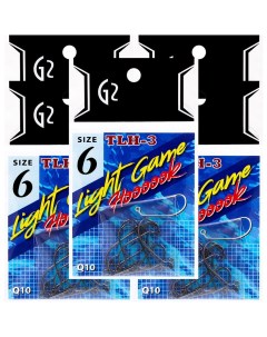 Крючки форелевые для джиг головок Light Game Hook 6 5уп 50шт Хим заточка Ловля форели G2