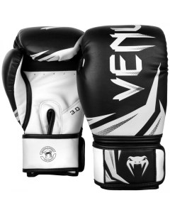 Боксерские перчатки Challenger 3 0 черно белые 10 унций Venum