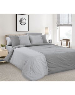 Комплект постельного белья Кимун 2 спальный хлопок серый Текс-дизайн