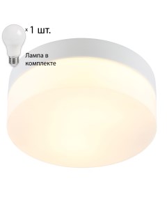 Светильник с лампочкой Arte lamp Aqua Tablet A6047PL 1WH Lamps Combo lustr
