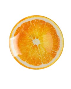 Тарелка пирожковая Сочный апельсин d 18 см цвет оранжевый Доляна