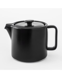 Чайник заварочный 1 1 л фарфор Р черный Matte black Kuchenland