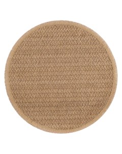 Салфетка под приборы 38 см целлюлоза круглая песочная Straw Kuchenland
